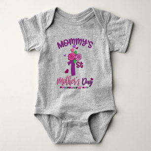 Mummy's First Mothers Day Baby Bodysuit