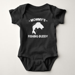 Mummy's Fishing Buddy Baby Bodysuit