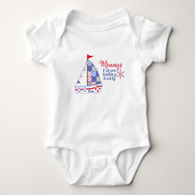Mummy's Future Sailing Buddy Bodysuit (Front)