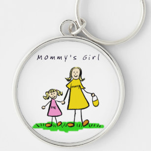 Mummy's Girl Keychain (Blonde Hair)