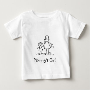 Mummy's Girl Mother and Daughter Family Art Shirts