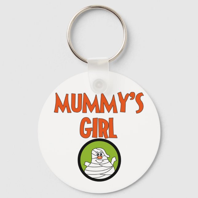 Mummy's Girl T-shirts and Gifts Key Ring (Front)