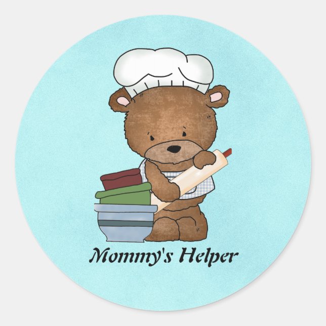 Mummy's Helper sticker (Front)