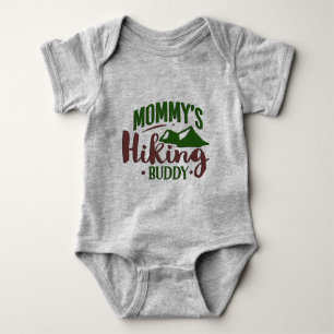 Mummy's Hiking Buddy Baby Bodysuit