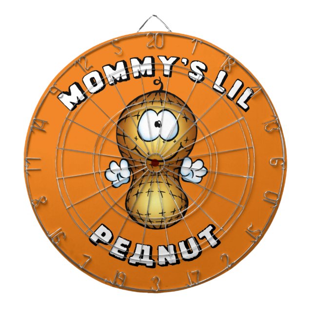 Mummy's Lil Peanut Dartboard (Front)