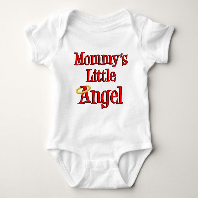 Mummy's Little Angel Baby Bodysuit (Front)
