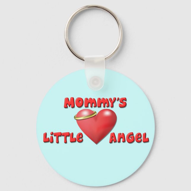 Mummy's Little Angel Key Ring (Front)