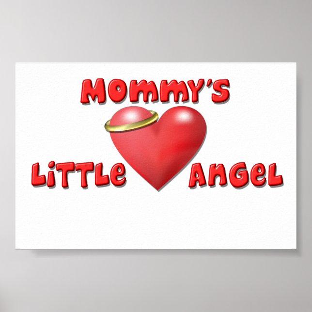 Mummy's Little Angel Print (Front)
