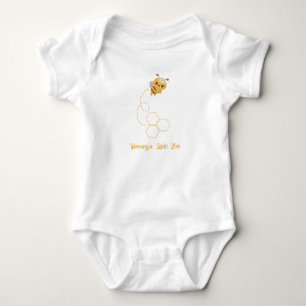 Mummy's Little Bee gender neutral Custom Name Baby Bodysuit