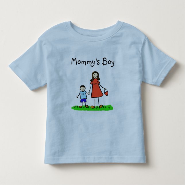 Mummy's Little Boy Family Characters Custom Shirts (Front)
