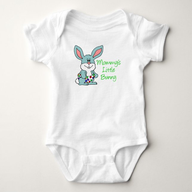 Mummy's Little Bunny Baby Bodysuit (Front)