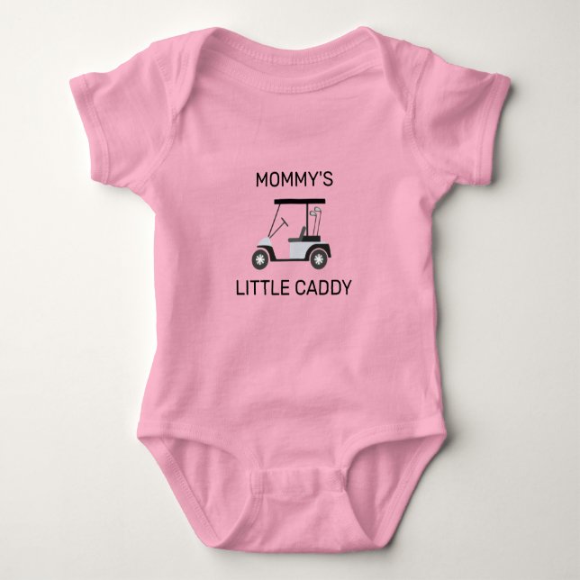 Mummy's Little Caddy - Golfing Buddy Baby Bodysuit (Front)