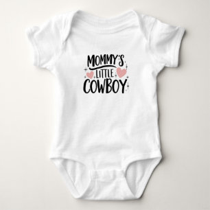 Mummy's little cowboy baby bodysuit