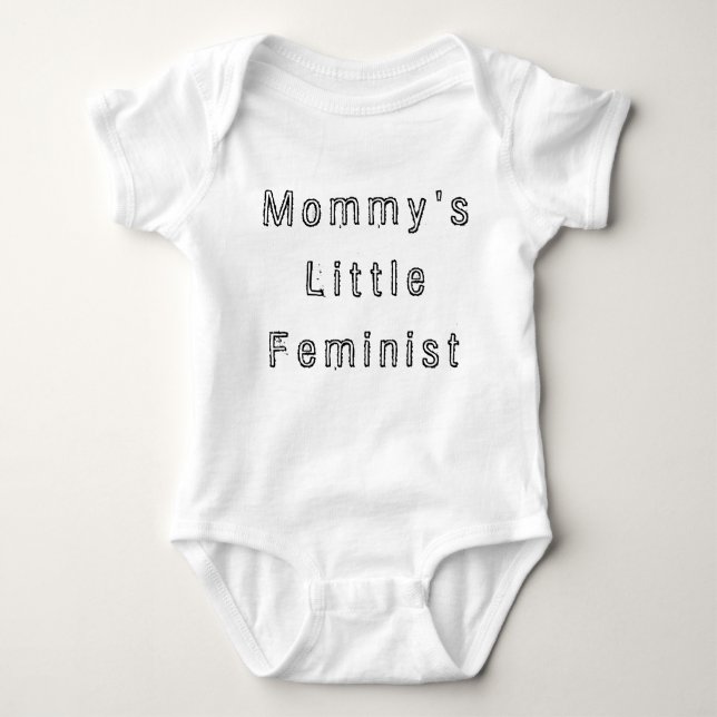 Mummy's Little Feminist Baby Bodysuit (Front)