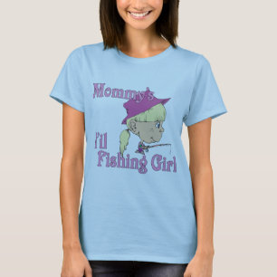Mummy's Little Fishing Girl T-Shirt