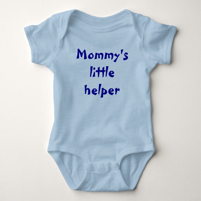 Mummy's Little Helper Baby Bodysuit (Front)