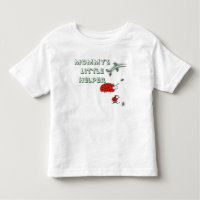 Mummy's little helper Lady bug cool custom shirt