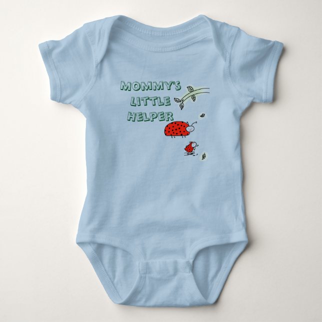 Mummy's little helper Lady bug cool custom shirt (Front)
