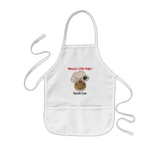 Mummy's Little Helper   Retro Gingerbread Kids Apron