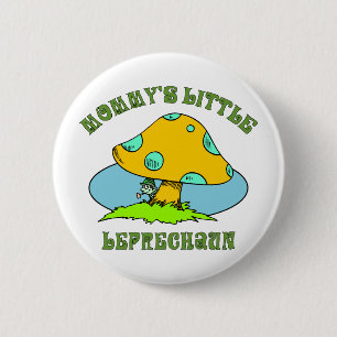 Mummy's Little Leprechaun 6 Cm Round Badge