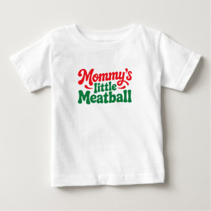 Mummy's Little Meatball Mummy Baby Italian Toddler T-Shirt