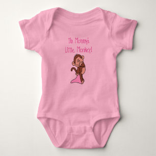 Mummy's Little Monkey Baby Bodysuit