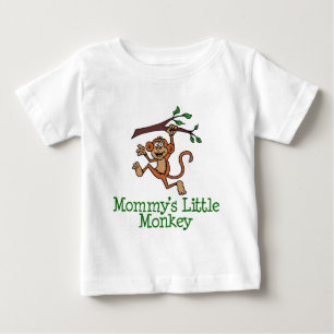 Mummy's Little Monkey Baby T-Shirt