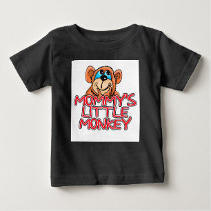 Mummy's Little Monkey Baby T-Shirt