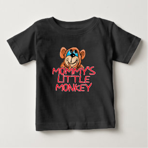 Mummy's Little Monkey Baby T-Shirt