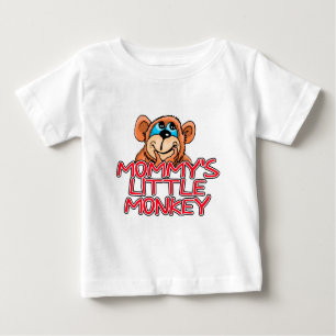 Mummy's Little Monkey Baby T-Shirt