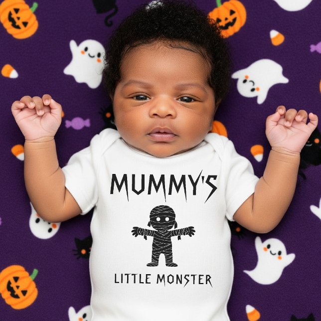 Mummy's Little Monster Funny Halloween Baby Shower Bodysuit (Mummy's Little Monster Funny Halloween Baby Shower Baby Bodysuit
)