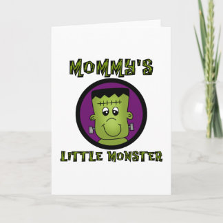 Mummy's Little Monster T-shirts and Gifts Card