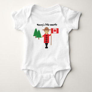 Mummy's Little Mountie Baby Bodysuit