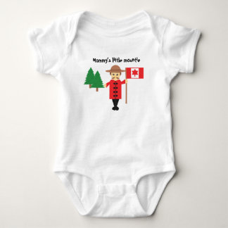 Mummy's Little Mountie | Baby Bodysuit