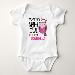 Mummy's Little Night Owl Baby Bodysuit