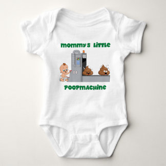 Mummy's little poop machine baby body baby bodysuit