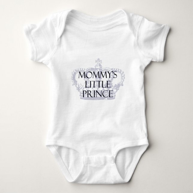Mummy's Little Prince Baby Bodysuit (Front)