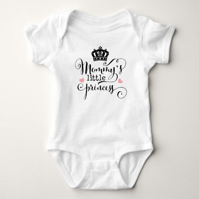 Mummy's little princess one piece for baby bodysuit (Front)