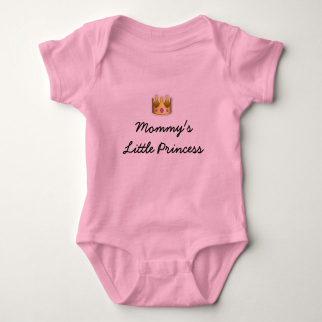 Mummy's Little Princess Tutu Bodysuit in Pink (Front)