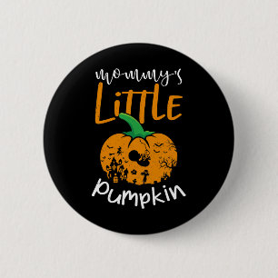 Mummy's Little Pumpkin Halloween Pregnancy Reveal 6 Cm Round Badge