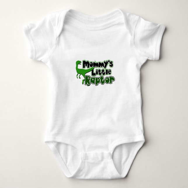 Mummy's Little Raptor Baby Bodysuit (Front)