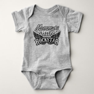 Mummy's Little Rockstar Baby Bodysuit