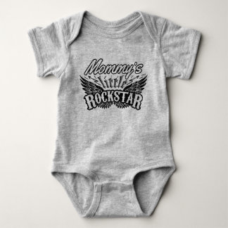 Mummy's Little Rockstar Baby Bodysuit
