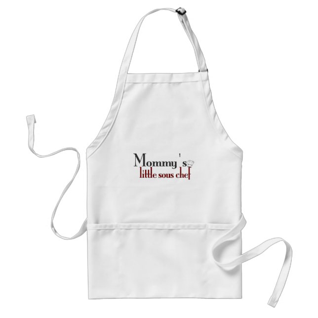Mummy's little sous chef standard apron (Front)
