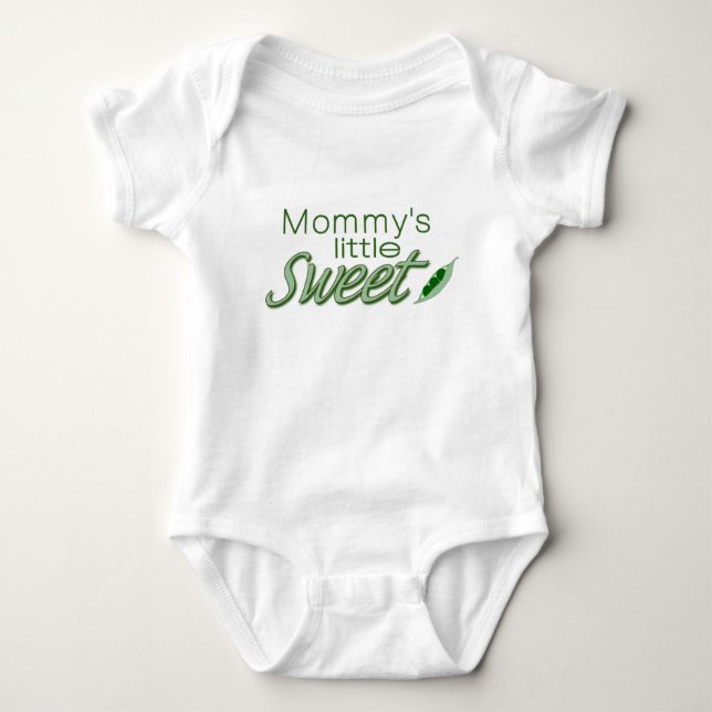Mummy's little sweet pea baby bodysuit (Front)