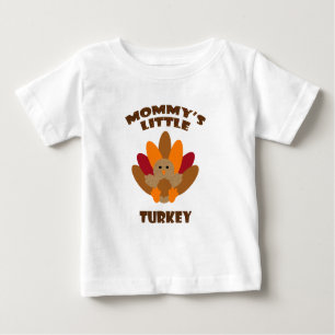 Mummy's Little Turkey Baby T-Shirt