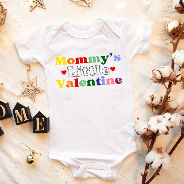 Mummy's Little Valentine Anti Valentine's Gift Baby Bodysuit (Creator Uploaded)