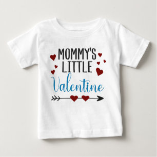 "Mummy's little Valentine" baby boy t-shirt