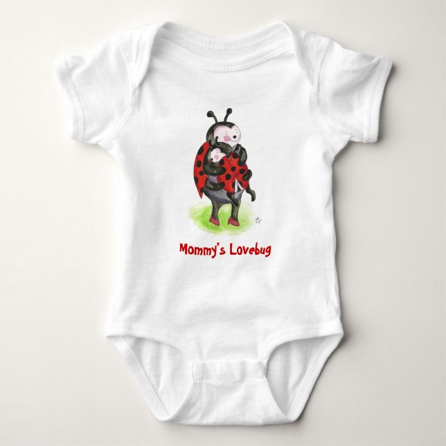Mummy's Lovebug Baby Bodysuit (Front)