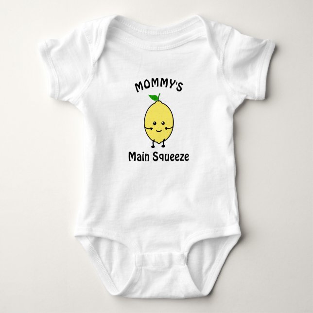 Mummy's Main Squeeze Baby Bodysuit (Front)